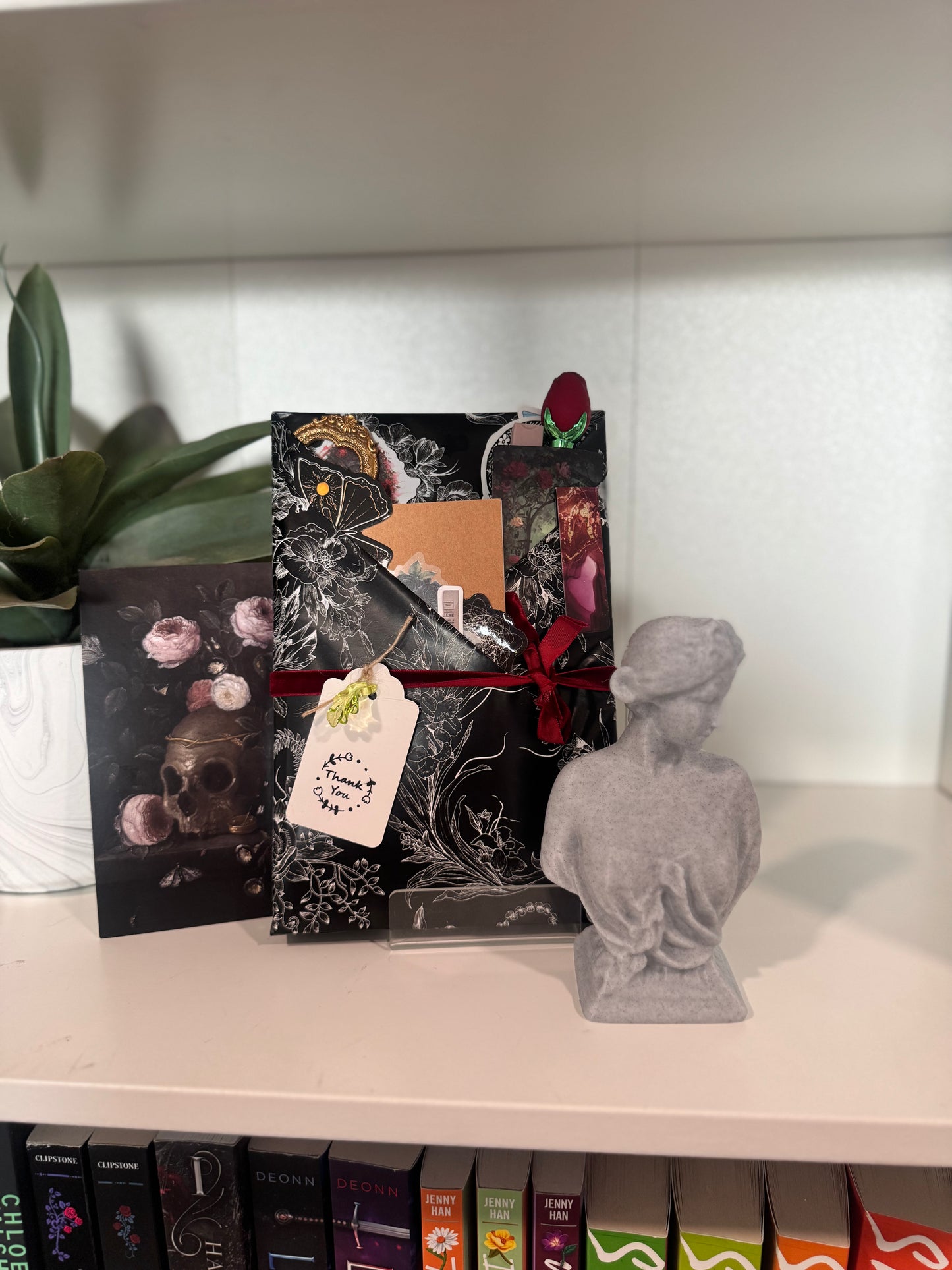 Gothic Book Box w/ Haunted Bust (perfect for fall/spooky season)