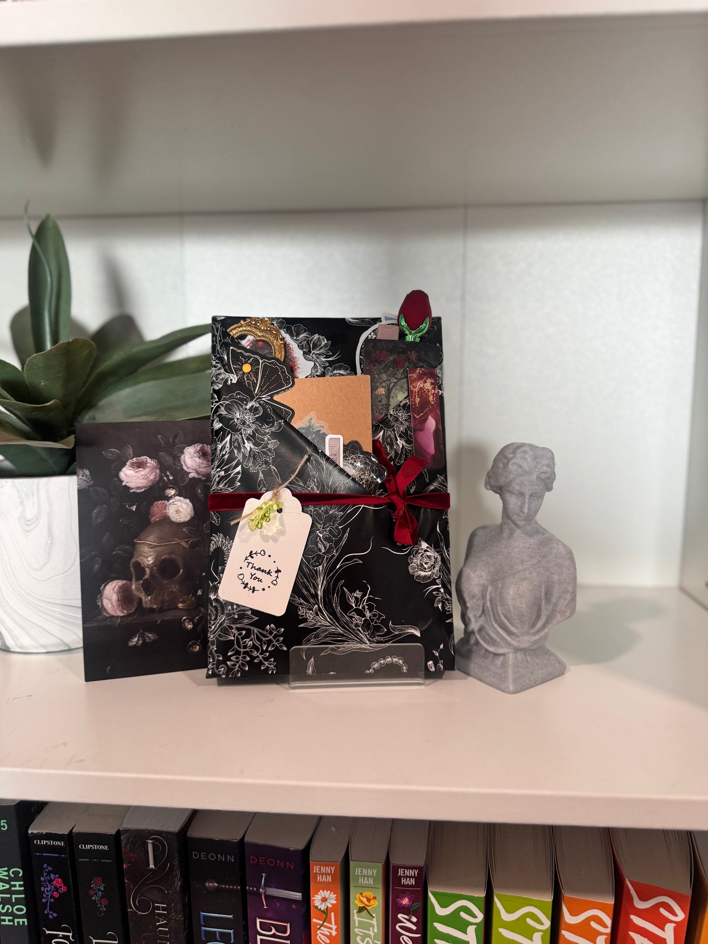 Gothic Book Box w/ Haunted Bust (perfect for fall/spooky season)