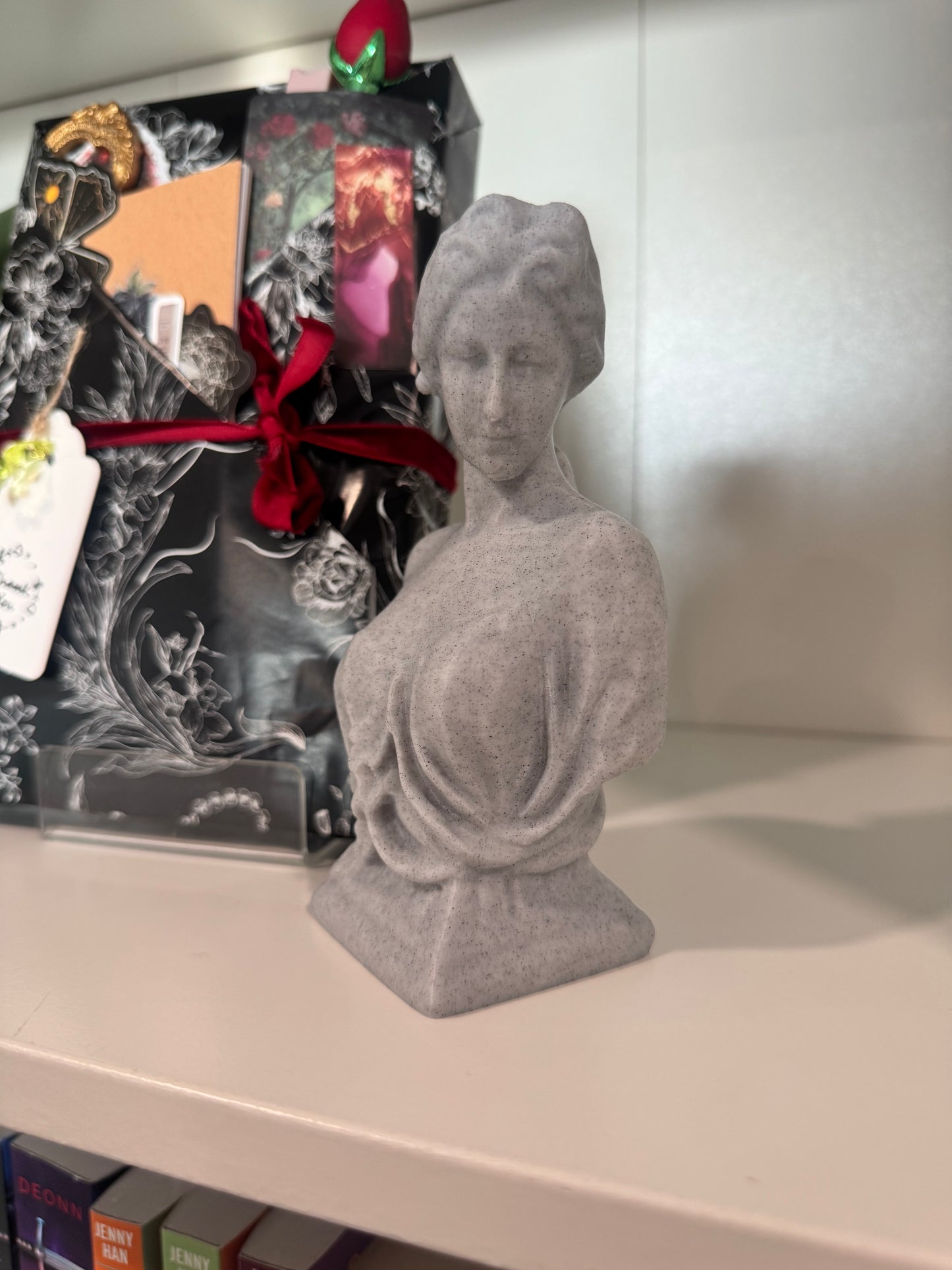Gothic Book Box w/ Haunted Bust (perfect for fall/spooky season)