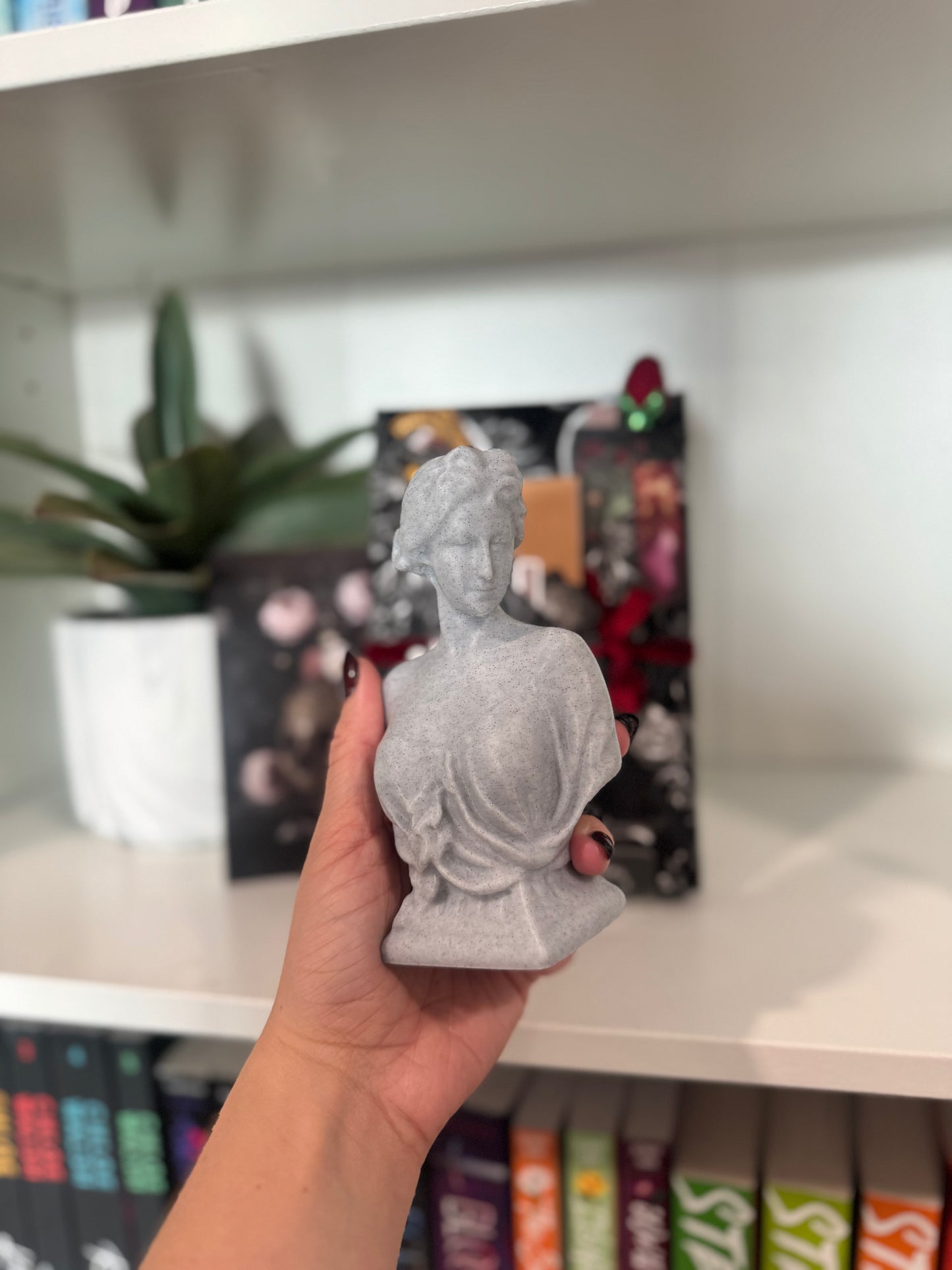 Gothic Book Box w/ Haunted Bust (perfect for fall/spooky season)