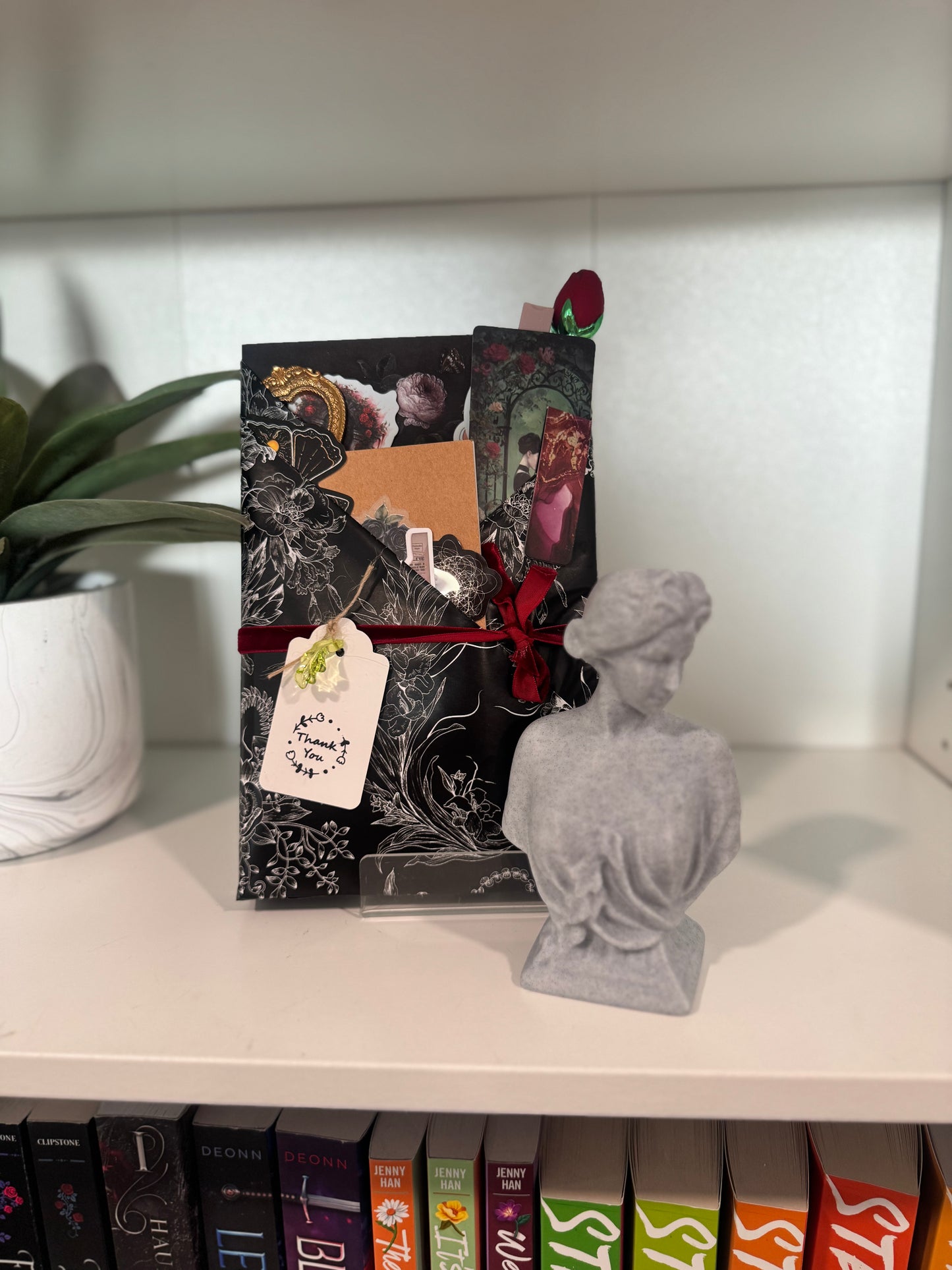 Gothic Book Box w/ Haunted Bust (perfect for fall/spooky season)