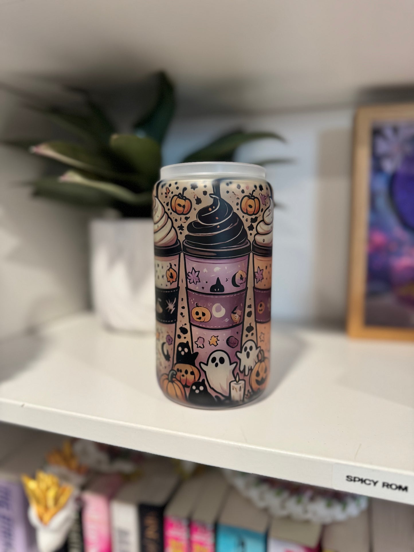 SPOOKY Bookish Cups - 16oz sublimation cups (Copy) (Copy)