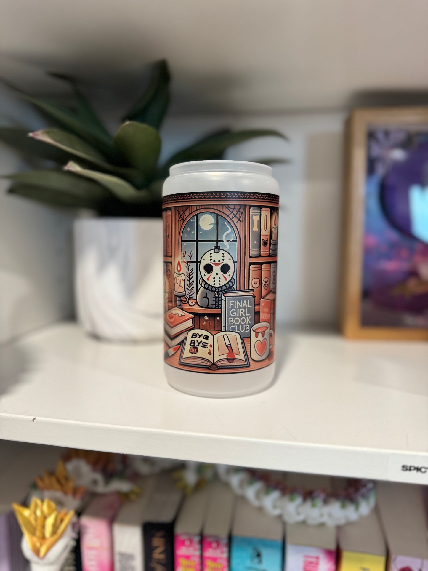 SPOOKY Bookish Cups - 16oz sublimation cups (Copy) (Copy)