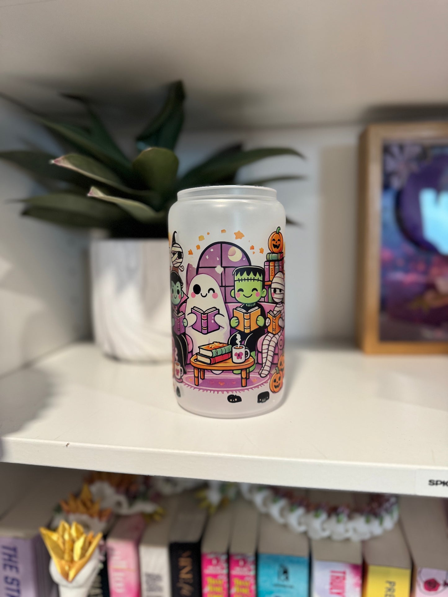 SPOOKY Bookish Cups - 16oz sublimation cups (Copy) (Copy)