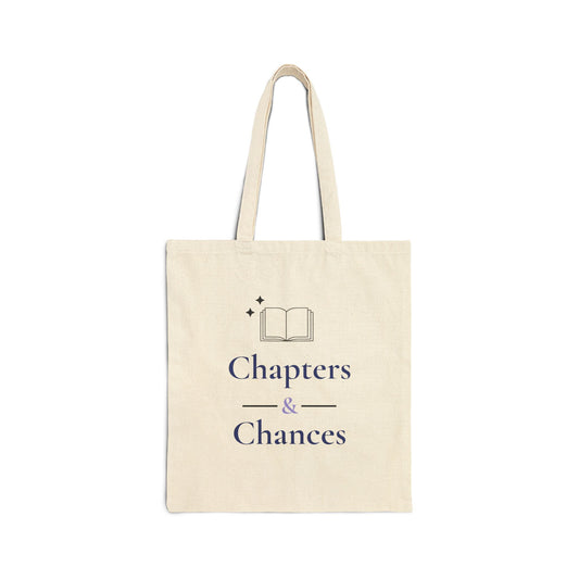 Chapters & Chances Cotton Canvas Tote Bag
