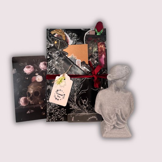Gothic Book Box w/ Haunted Bust (perfect for fall/spooky season)