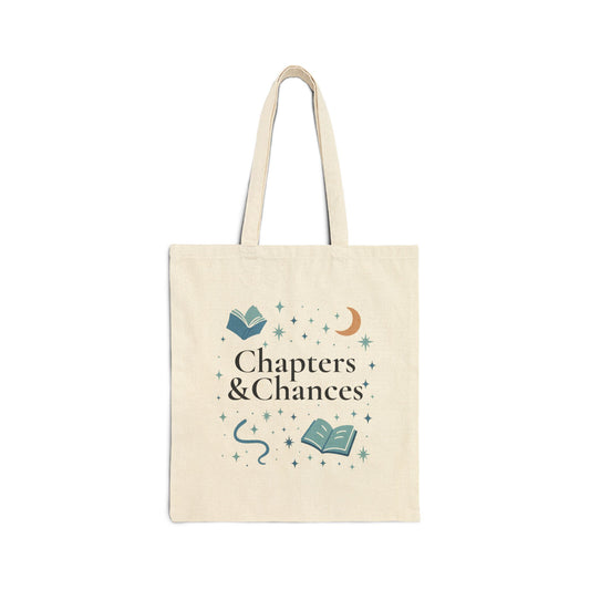 Chapters & Chances Cotton Canvas Tote Bag