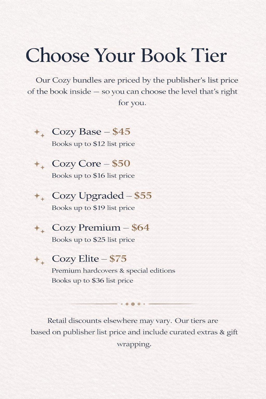 Cozy Blind Date with a Book Bundle - Chapters & Chances