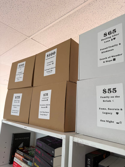 LIVE Unwrapped Pick Your Own Blind Date with a Book BOX - Chapters & Chances