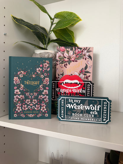 LIMITED RELEASE Special Edition Twilight Book Box w/ 3d Print(s) - Werewolf or Vampire