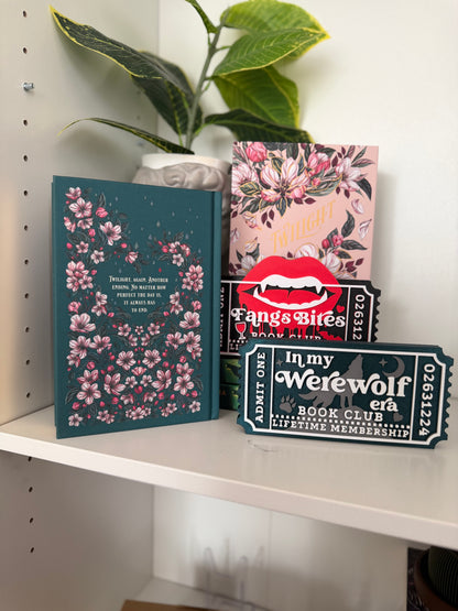 LIMITED RELEASE Special Edition Twilight Book Box w/ 3d Print(s) - Werewolf or Vampire