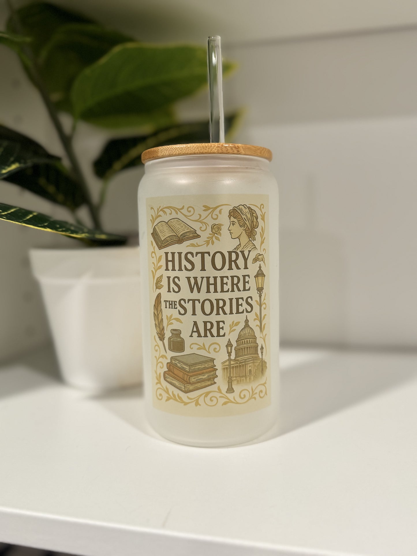 THEMED Bookish Cups - 16oz sublimation cups