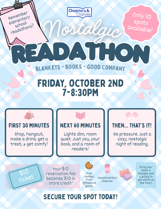Nostalgia Readathon | October 2nd - Chapters & Chances